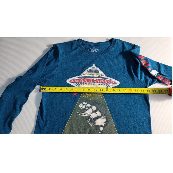 Eighty Eight California‎ Republic UFO Bear Graphic Long Sleeve Shirt 18/20 - Picture 5 of 6